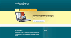 Desktop Screenshot of muster-vorlage.net